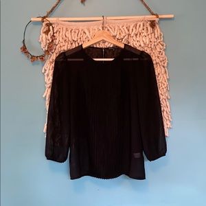 Broadway & Broome sheer blouse